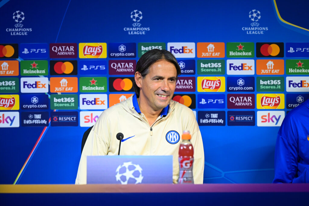 FC Internazionale Milano Training Session And Press Conference - UEFA Champions League 2024/25 League Phase MD2