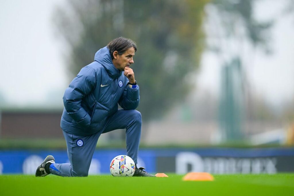 simone inzaghi pinetina ottobre 2024