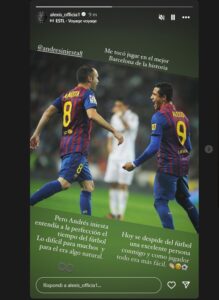 iniesta post sanchez