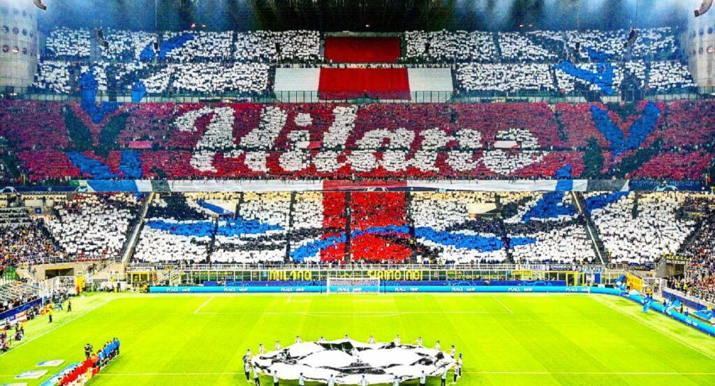 La Curva Nord dell'Inter