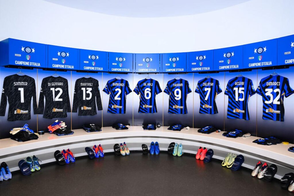 inter torino spogliatoio