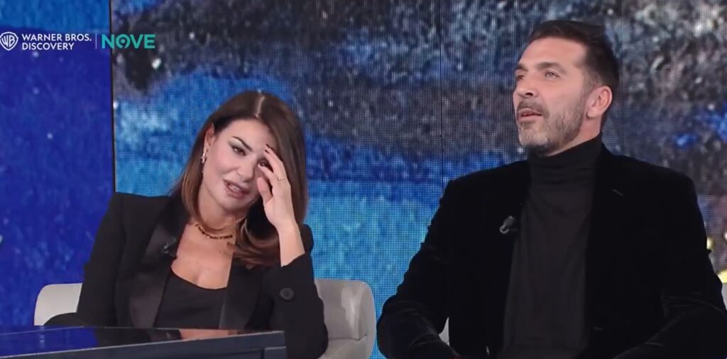 Buffon e Ilaria D'Amico