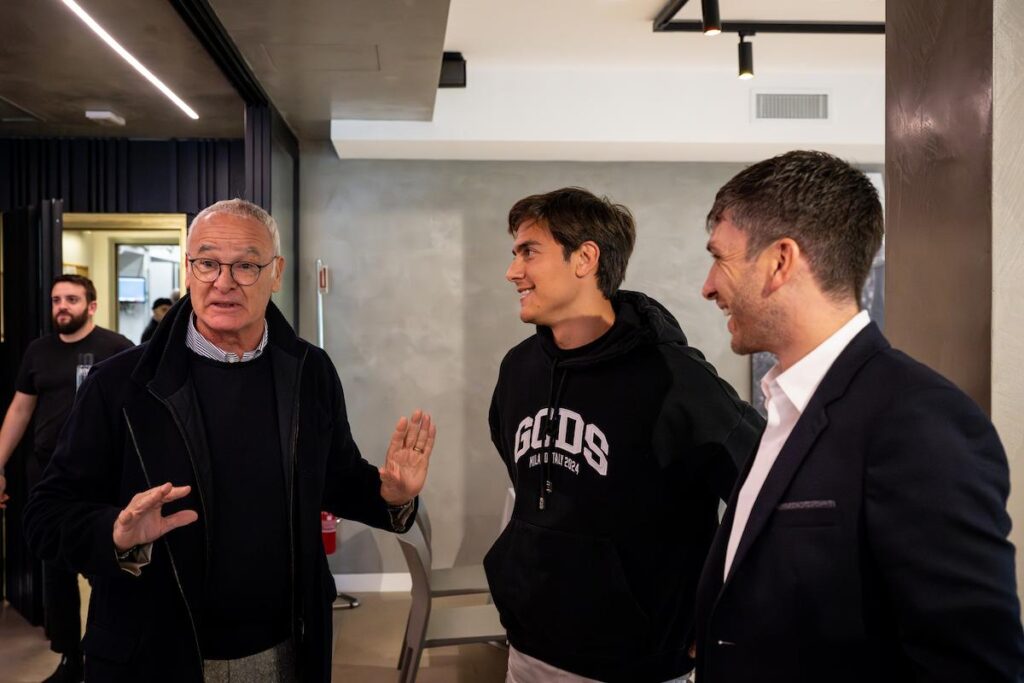 Ranieri con Dybala