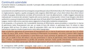 Continuità aziendale