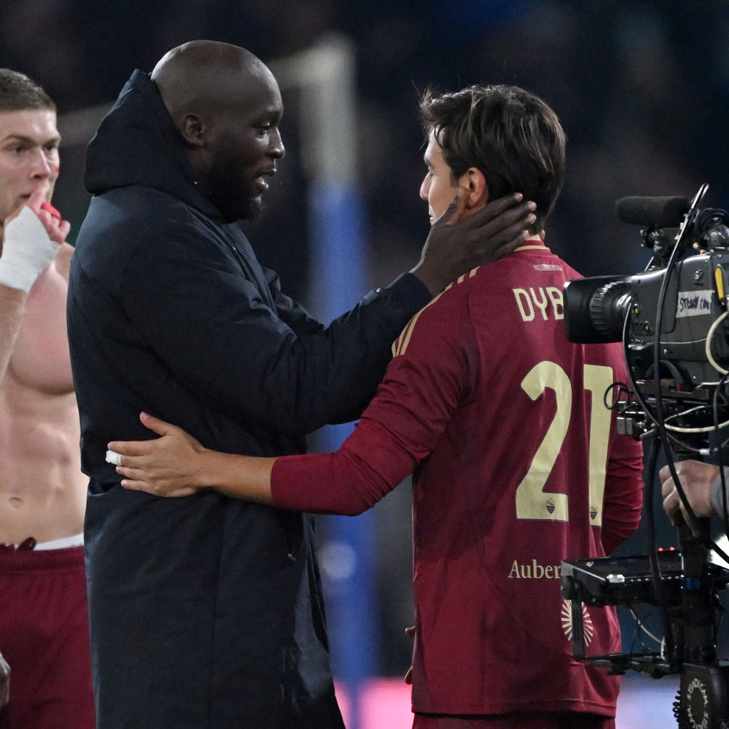 lukaku dybala Napoli v AS Roma - Serie A