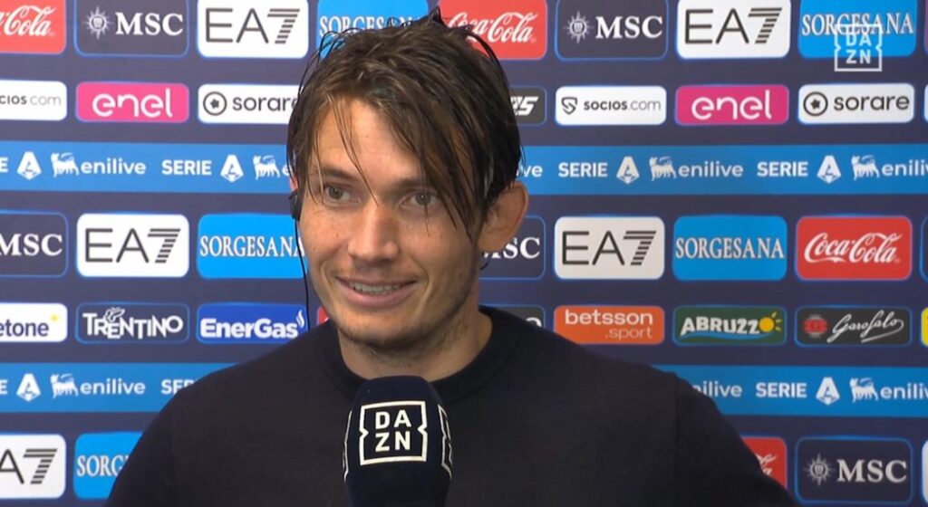 de roon atalanta napoli dazn