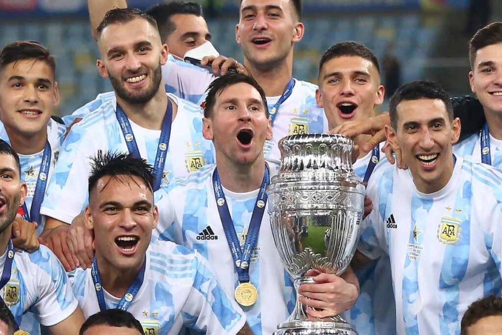 lautaro martinez argentina copa america con messi