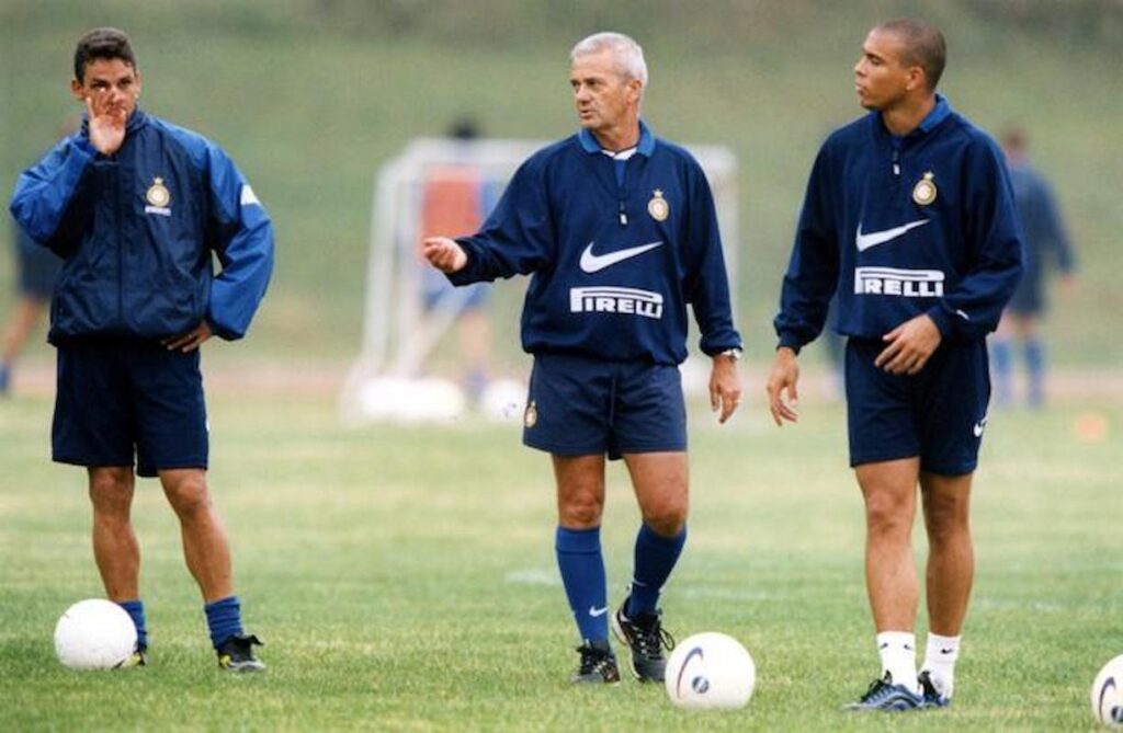 Simoni con Ronaldo e Baggio