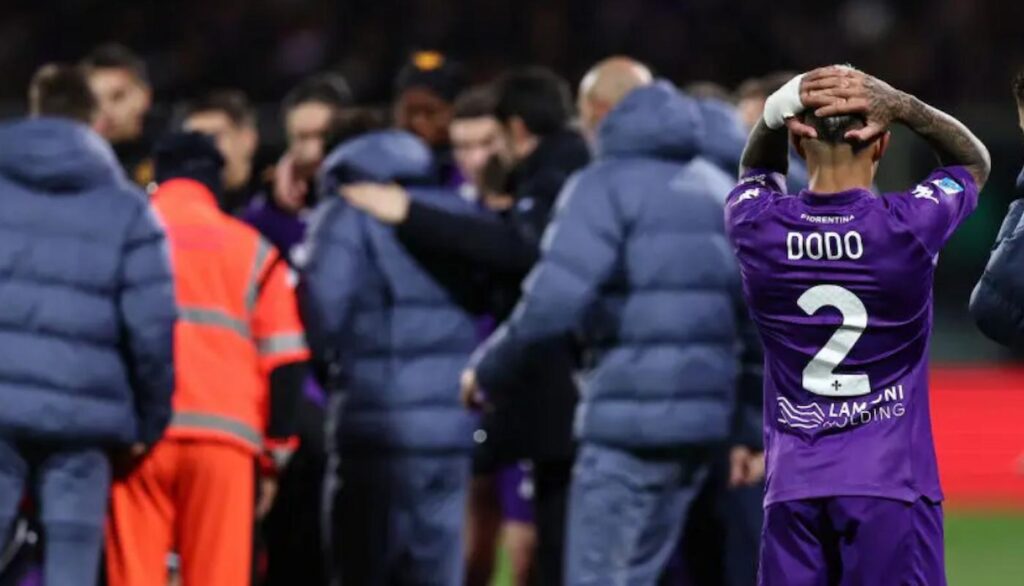 Fiorentina-Inter, malore Bove