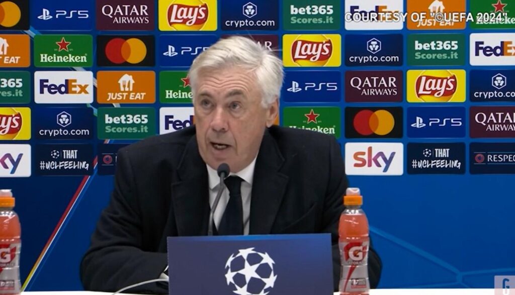 ancelotti conferenza stampa atalanta real