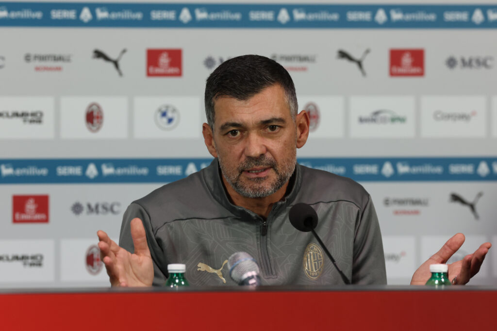 AC Milan Training Session And Press Conference