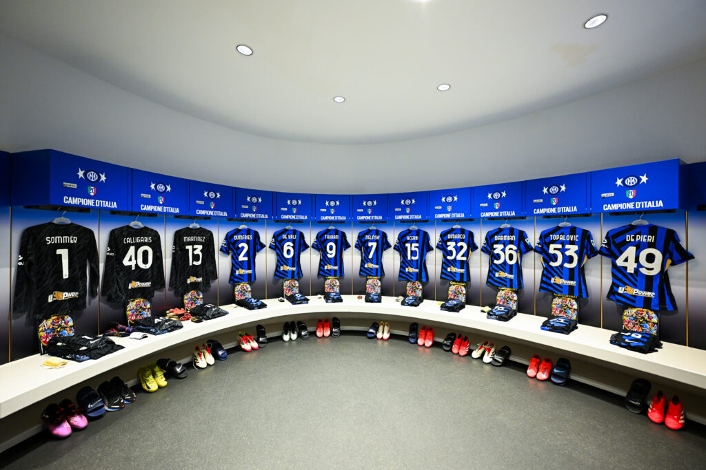 Spogliatoio Inter