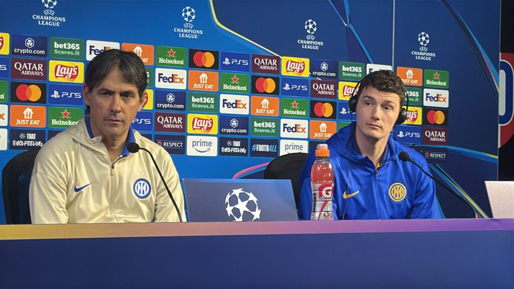 inter monaco conferenza inzaghi pavard