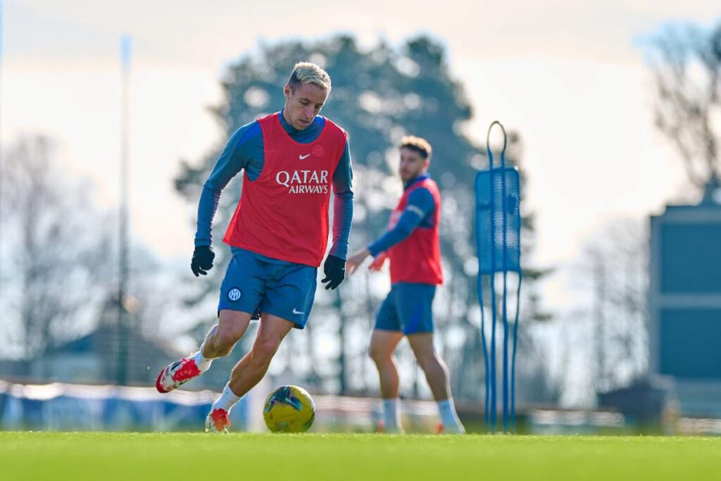 frattesi allenamento pinetina