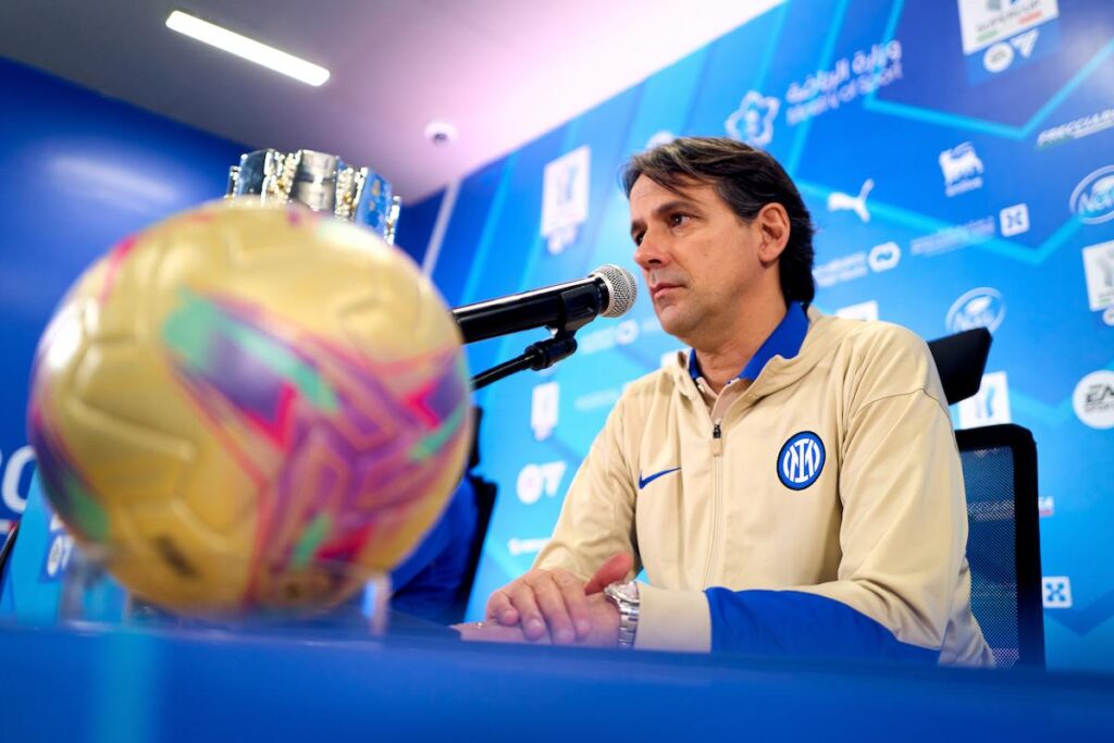 Supercoppa, conferenza di Simone Inzaghi