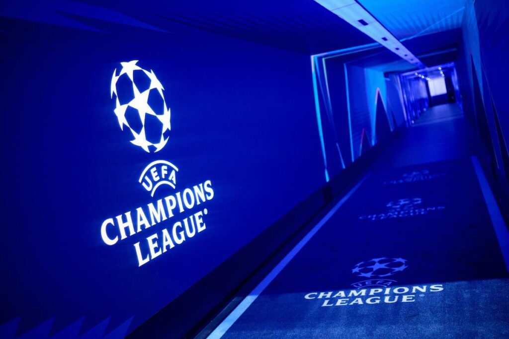 General view inside the dressing room prior to the UEFA Champions League 2024/25 League