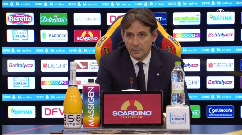 Inzaghi conferenza Lecce
