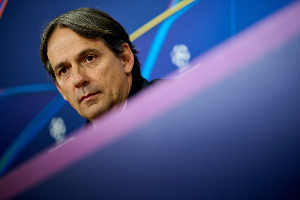 FC Internazionale Milano Training Session And Press Conference - UEFA Champions League 2024/25 League Phase MD7