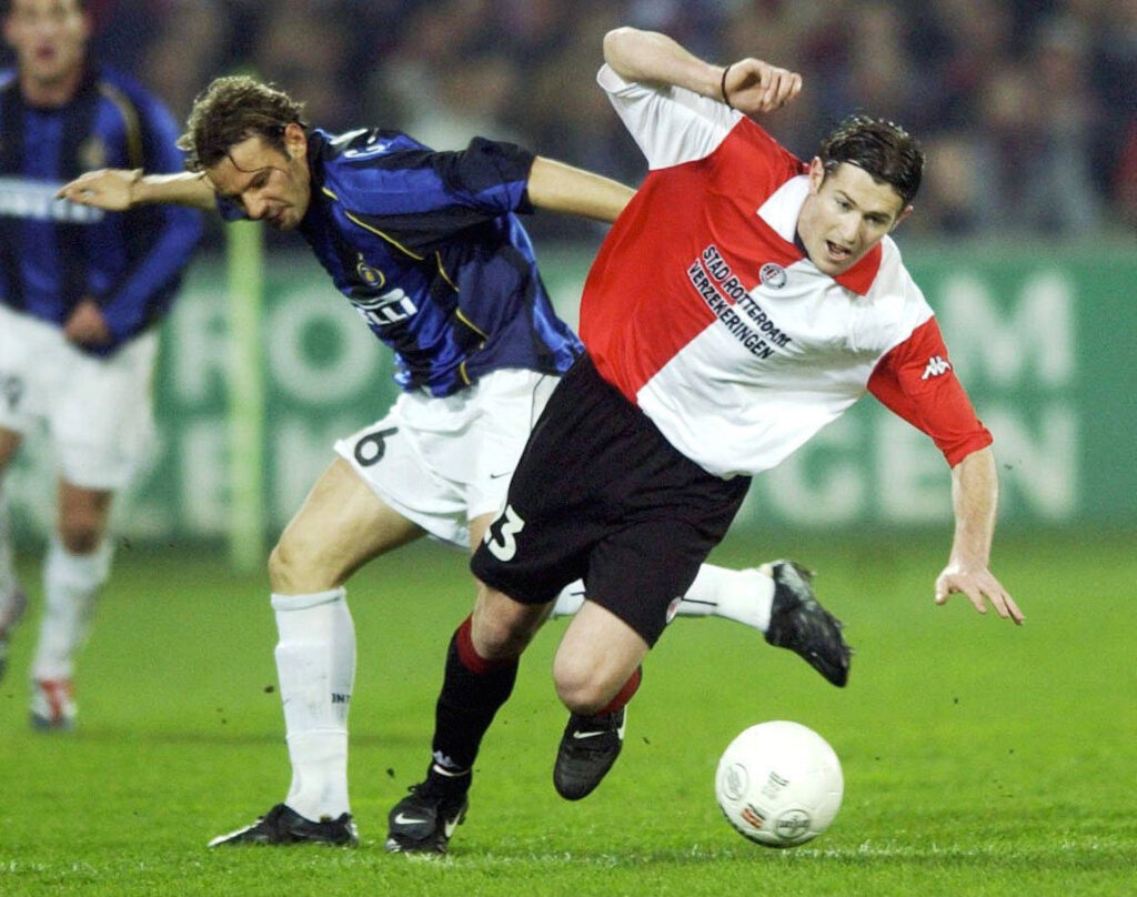 FUSSBALL: UEFA POKAL 01/02, FEYENOORD ROTTERDAM - INTER MAILAND