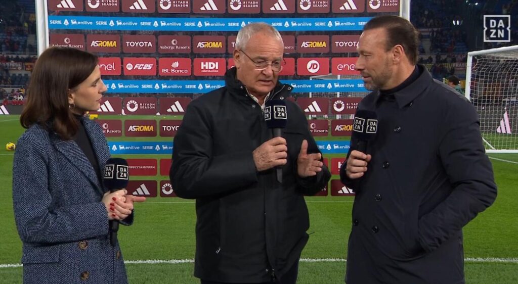 ranieri dazn roma napoli