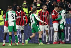 AC Milan v Feyenoord - UEFA Champions League 2024/25 League Knockout Play-off Second Leg