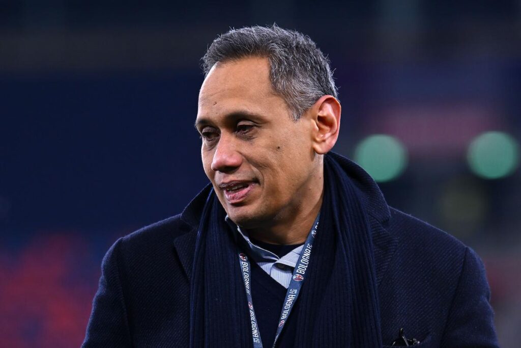 Mirwan Suwarso president of Como during the Serie A match between Bologna and Como