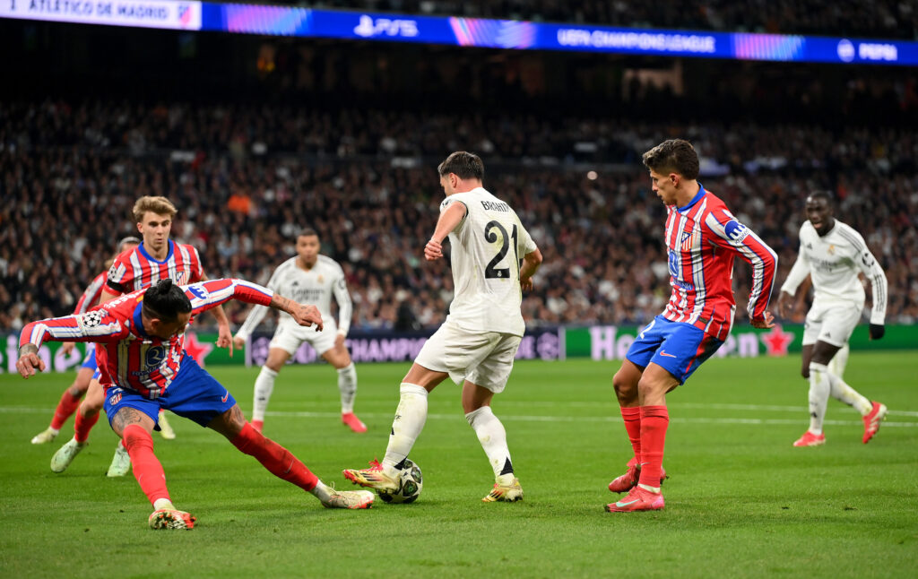 Real Madrid C.F. v Atletico de Madrid - UEFA Champions League 2024/25 Round of 16 First Leg
