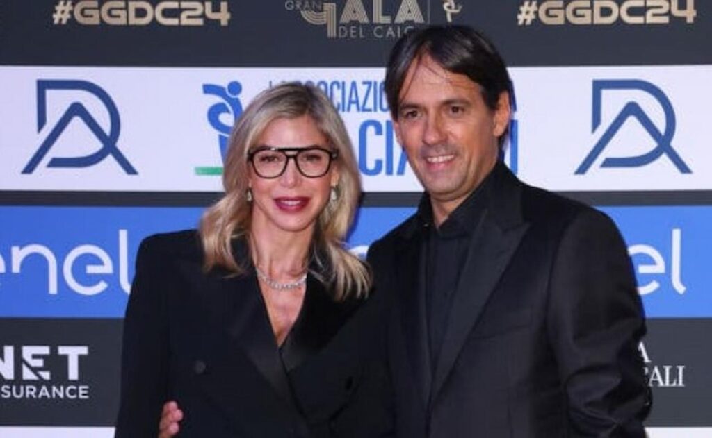 inzaghi complimenti moglie panchina oro (1)