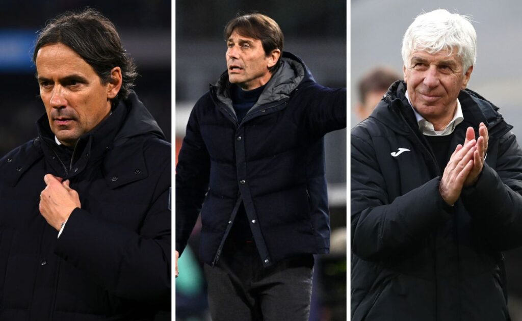 Inzaghi, Conte e Gasperini