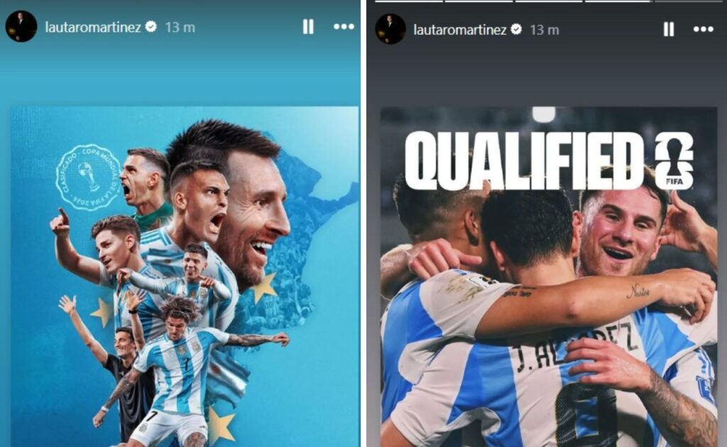 argentina ai mondiali 2026 i post di lautaro