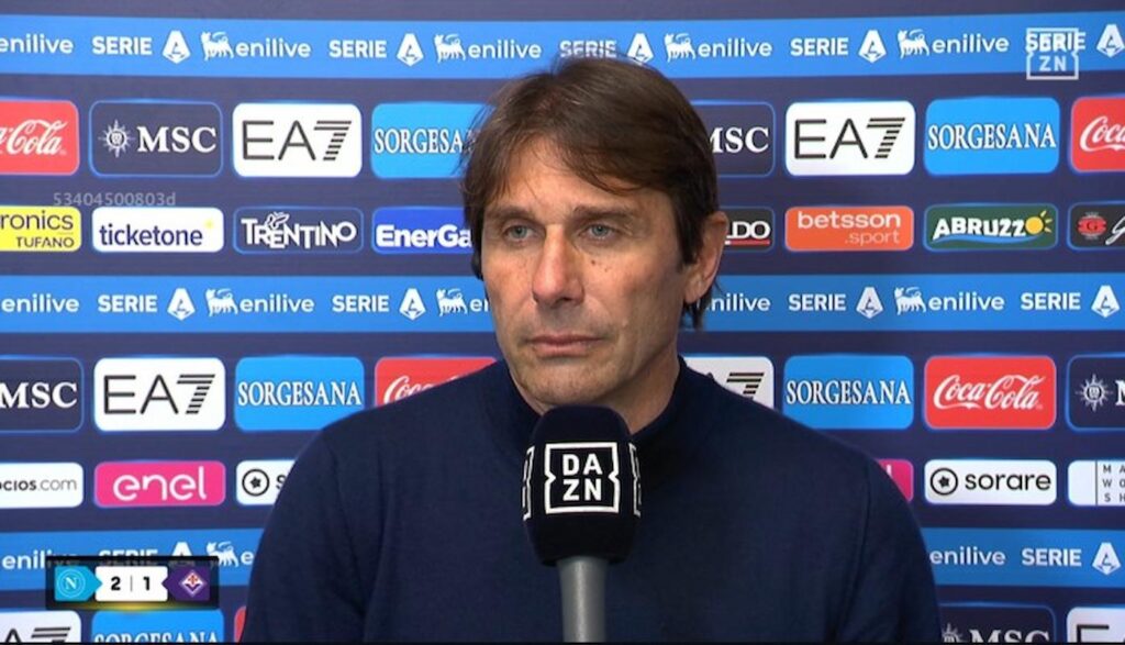 dazn conte napoli fiorentina 2-1 (1)
