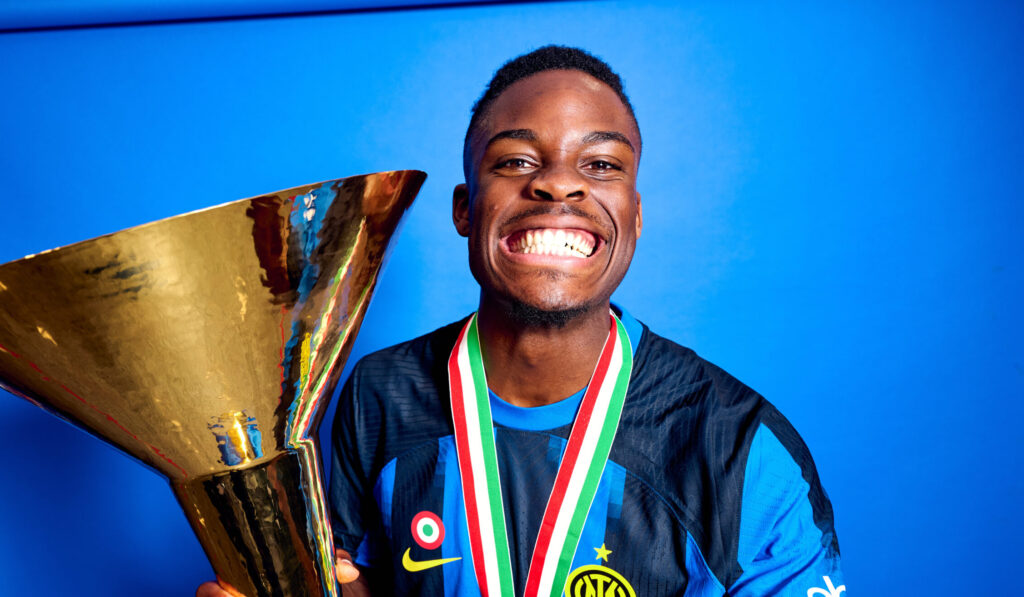 ann Aurel Bisseck of FC Internazionale