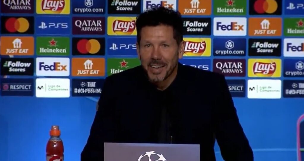 Simeone sbotta