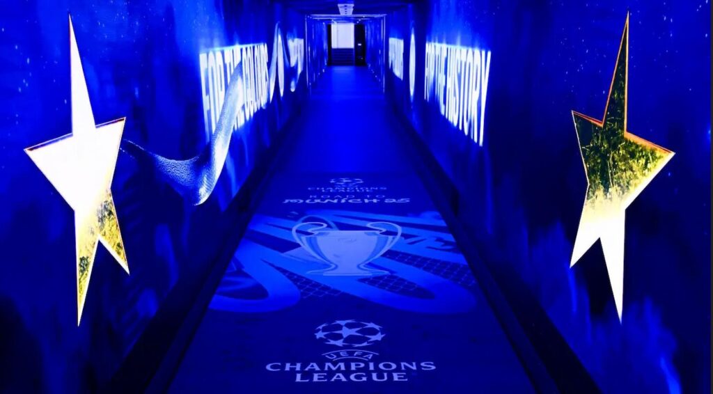 General view inside the stadium ahead of the UEFA Champions League 202425 UEFA Champions League