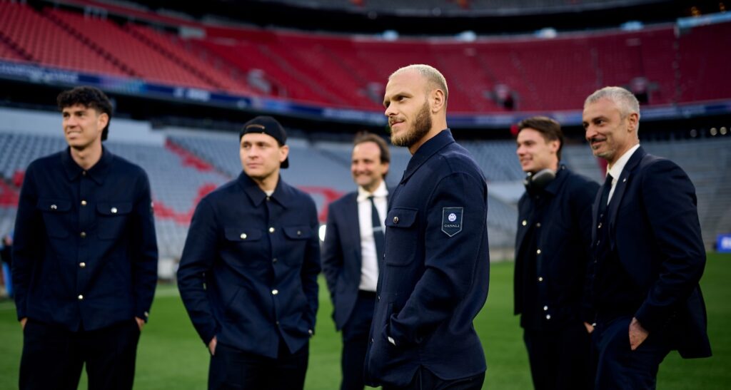 FC Internazionale Milano Training Session And Press Conference - UEFA Champions League 2024/25 Quarter Final First Leg