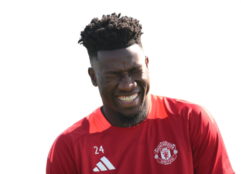 Manchester United Training Session And Press Conference - UEFA Europa League 2024/25 Quarter Final First Leg