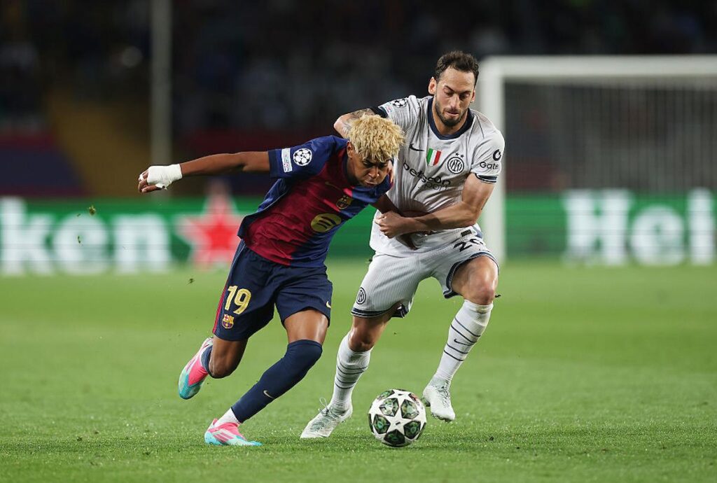 calhanoglu barcellona inter yamal