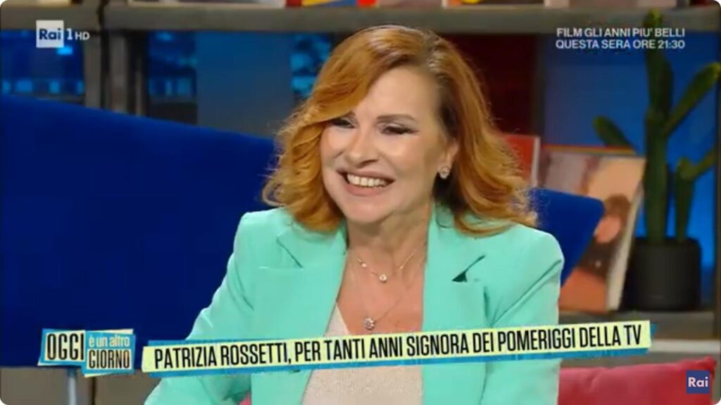 Screenshot 2025-04-03 at 16-47-38 Patrizia Rossetti ripercorre 40 anni di carriera in tv - Oggi è un altro giorno 08_06_2023 - YouTube