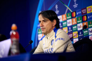 FC Internazionale Milano Training Session And Press Conference - UEFA Champions League 2024/25 Round of 16 Second Leg