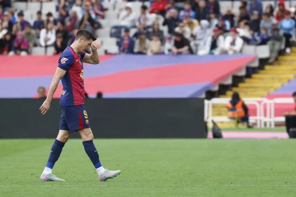 Lewandowski infortunio