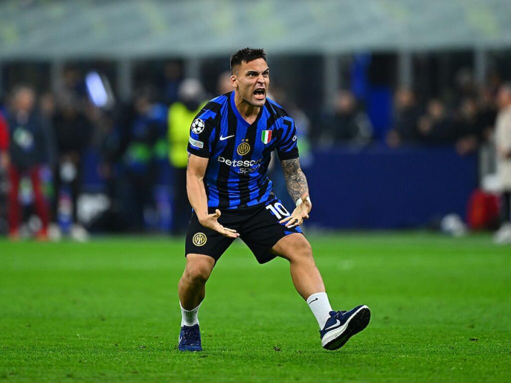 lautaro inter bayern esultanza