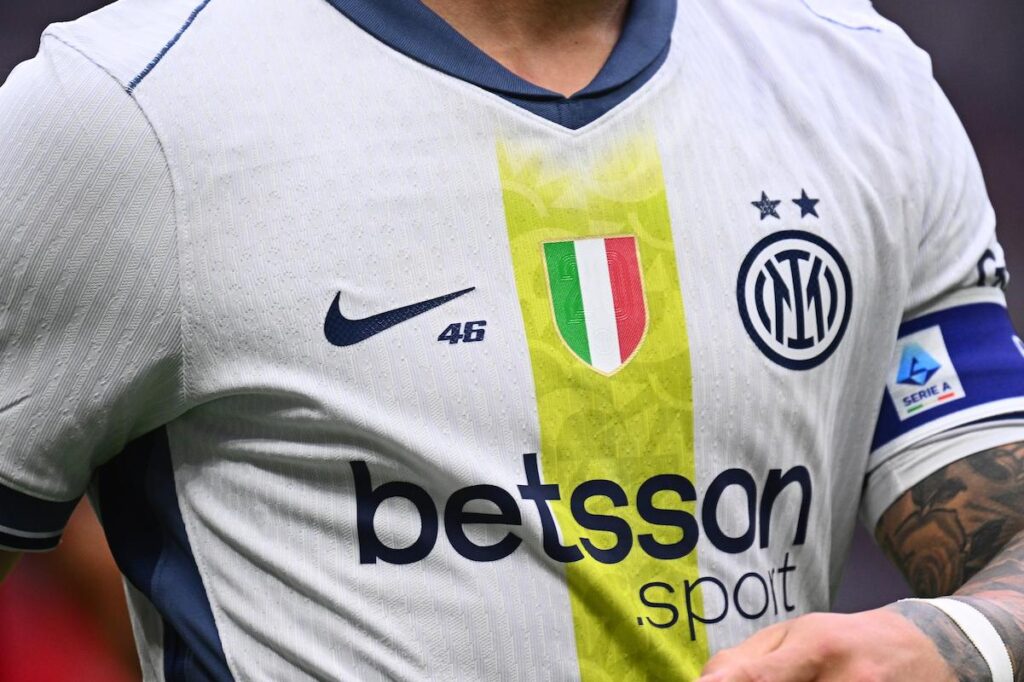 FC Internazionale celebrative shirt for italian motorcyclist Valentino Rossi