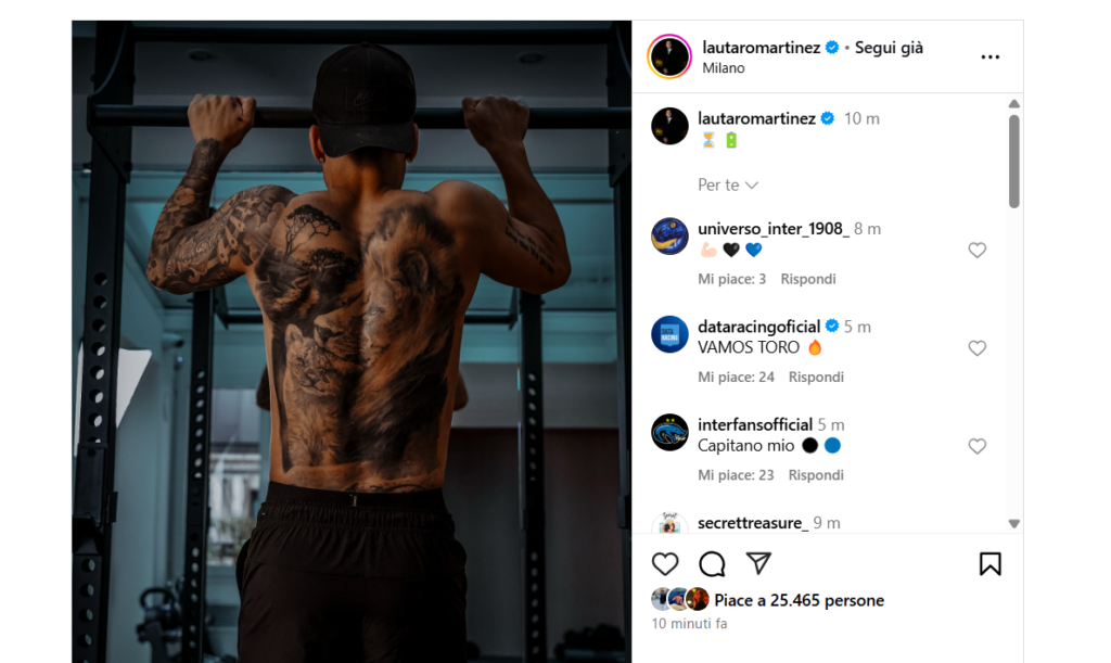 Inter Lautaro social