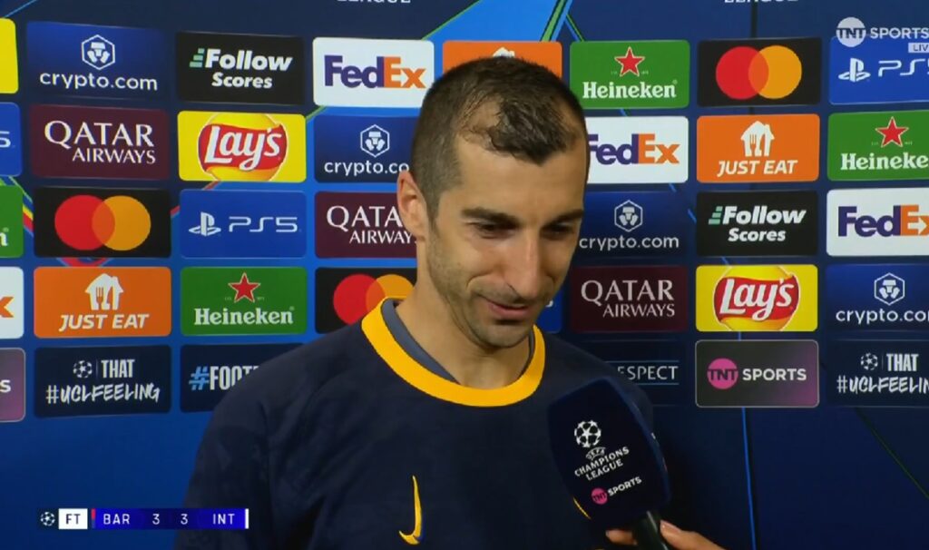 Intervista Mkhitaryan