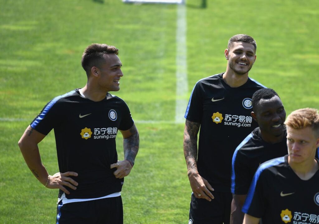 Lautaro e Icardi all'Inter