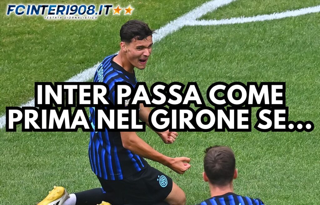 Inter passa come prima nel girone
