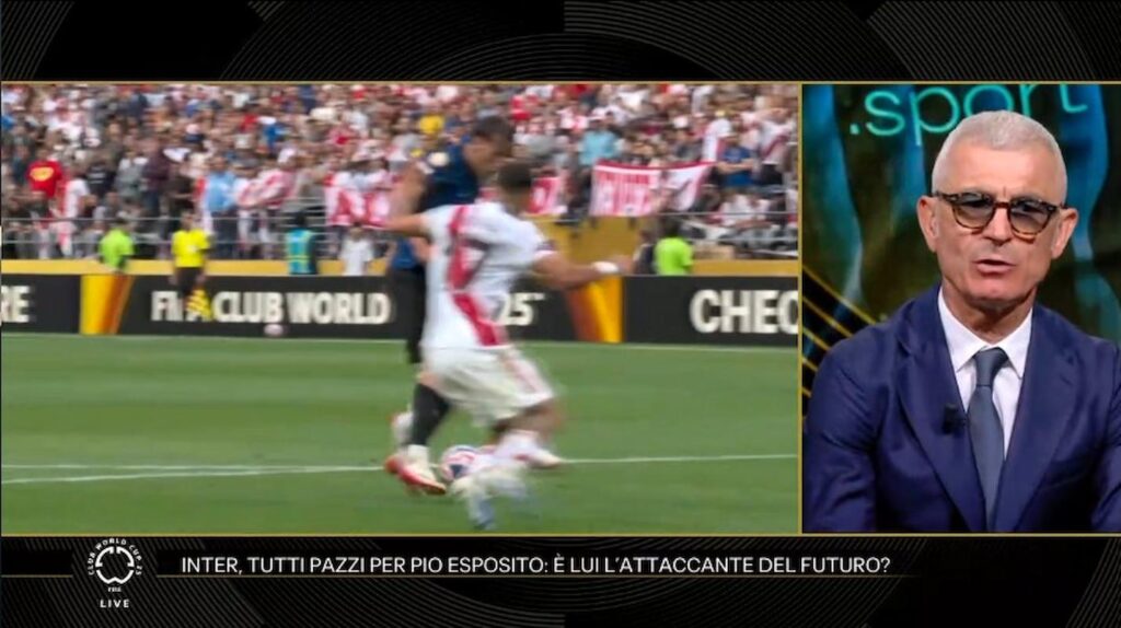 ravanelli su esposito mediaset (1)