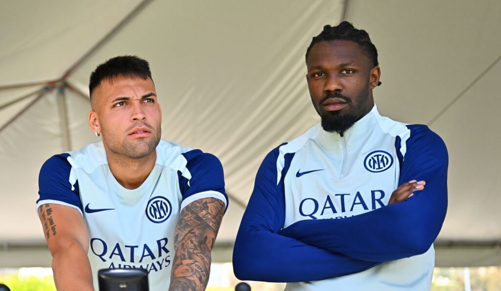 Lautaro Martínez e Marcus Thuram