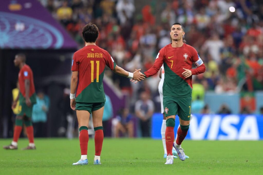 joao felix e ronaldo