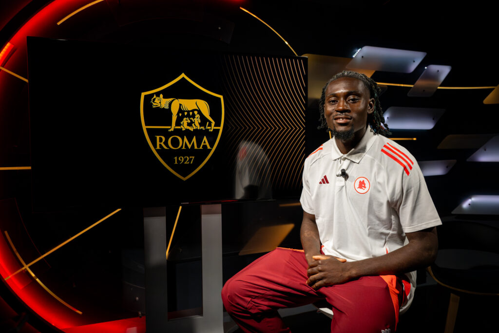 AS Roma Unveil New Signing Manu Kone